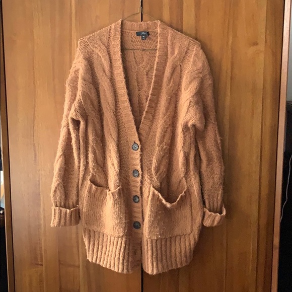 Jcrew Cable Knit Chunky Cardigan 